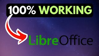 LibreOffice Not Working in Windows 11 FIXED [upl. by Tolmann]