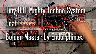 Tiny BUT Mighty Techno System feat Golden Master by Endorphines  Patch Walkthrough and JAM [upl. by Ofilia]