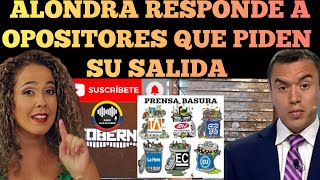 ALONDRA SANTIAGO RESPONDE A SUS OPOSITORES QUE PIDEN SU SALIDA DEL PAIS Y DEJA CALLADOS NOTICIAS RFE [upl. by Danzig401]