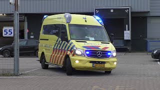 Luchthoorn Vele Ambulances amp Brandweer Amsterdam met spoed naar en van verschillende meldingen [upl. by Lothair]