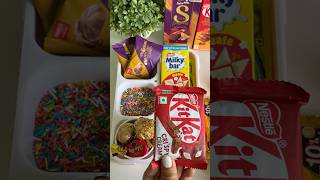 MILKYBAR AND KITKAT SE BHARA LUNCHBOX shorts youtubeshorts trending chocolate lunchboxideas [upl. by Jaqitsch]