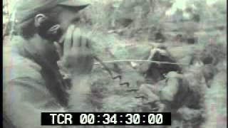 Vietnam War Viet Cong Attack on US forces Newsreel PublicDomainFootagecom [upl. by Notirb]