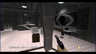 GoldenEye 007 N64  Bunker I  00 Agent [upl. by Ylerebmik]