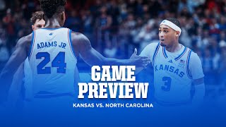 1 Kansas vs 8 North Carolina Preview [upl. by Ejrog]