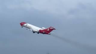 Rare  Boeing 727 at Airport Weeze NRN GOSRB  1912024 [upl. by Ettenot247]