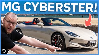 New MG Cyberster Sportscar Has A BIG TWIST  Drivecomau [upl. by Archer400]