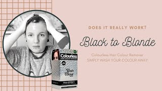 How Well Did It Work  Colourless Hair Colour Remover [upl. by Frederigo]