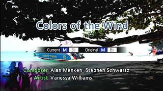 Colors of the Wind  Vanessa Williams Karaoke Version [upl. by Edora]