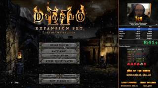 Diablo 2 LoD any HC RTA Speedrun Druid  12630 WR [upl. by Slin]