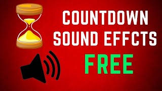 Countdown Sound Effect Free Download Voice 5 4 3 2 1 [upl. by Justen]