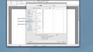 How to Convert a file into Microsoft Word format using Open Office or Microsoft Works [upl. by Hijoung453]