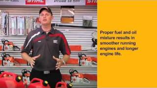 How to Get the Perfect Gas to Oil Ratio for 2 Cycle Engines in Chainsaws Trimmers amp Blowers [upl. by Uhile244]