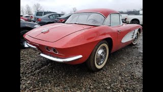 61 Corvette up for auction at Copart you know somebody will save it [upl. by Bjork]