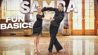 Samba Basics for Beginners and Up  Ballroom Mastery TV [upl. by Hose]