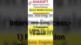 AVASOFT BIGGEST HIRING☺ [upl. by Teece]