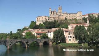 Canal du Midi Béziers et Capestang 34 [upl. by Nibram467]