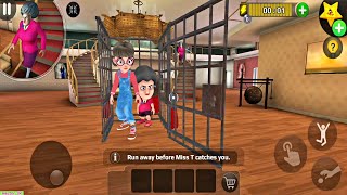 Scary Teacher 3D New Secret Chapter Update Prank Miss T All Day Android Game [upl. by Airbmac]