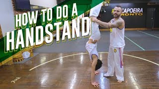 How To Do a Capoeira handstand Bananeira [upl. by Notse]