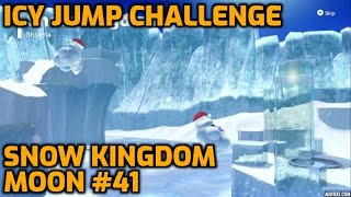 Super Mario Odyssey  Snow Kingdom Moon 41  Icy Jump Challenge [upl. by Burrton819]