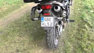 Aprilia ETV 1000 Caponord GPR Exhaust V2 1000 Power [upl. by Ramraj]