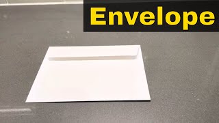 How To Seal An Envelope Without SalivaEasy Tutorial [upl. by Daeriam901]