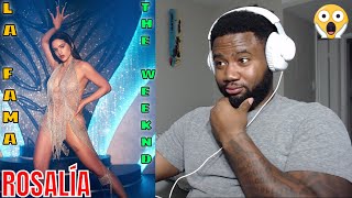 ROSALÍA  LA FAMA Official Video ft The Weeknd  REACTION [upl. by Tebasile]