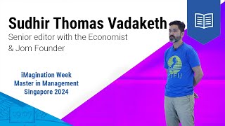 Sudhir Thomas Vadaketh  ESSEC iMagination Week Master in Management 2024 [upl. by Durer]