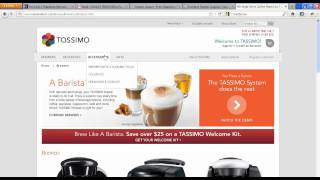 Active Tassimo Coupon  Free Shipping on orders over 30 [upl. by Saleme686]