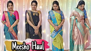 💥Meesho Saree Haul 🛍️ 🎊 Festival Meesho Saree Collections  Meesho haul Meesho [upl. by Maletta]