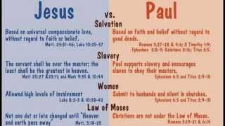 Jesus vs Paul Teachings according to the Bible  Jesus message Distorted [upl. by Haliehs468]