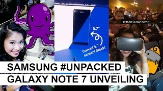 Samsung Unpacked Galaxy Note 7 [upl. by Fawne]