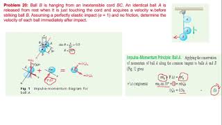 Engg Mech  Applied Dynamics  energy and momentum  problem 20 [upl. by Pandich419]