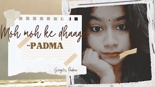 Moh Moh ke Dhaage song ❣️ Dum lagake haisha movie songcover song [upl. by Nodnrb]