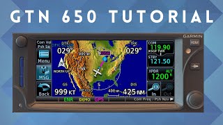 How To Use The Garmin GTN650  Tutorial For Beginners [upl. by Remington52]