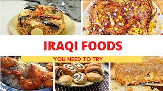 Most Popular Iraqi Food  Iraqi Cuisine [upl. by Neibart]