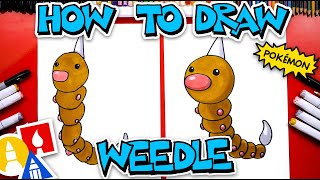 How To Draw Weedle Pokemon [upl. by Lisk633]