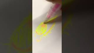 Let’s draw with these pastel neon pens [upl. by Ybocaj]