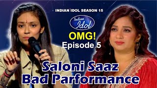 Indian Idol Season 15 Theatre Round Audition I Saloni Saaz I OMG क्या कि Killing Performance है [upl. by Ramirol]