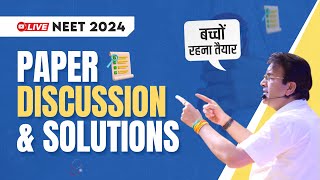 NEET 2024 Paper Solution and Answer key  Live Paper Analysis amp Discussion By BM sir  ALLENNEET [upl. by Goldy]