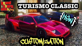 Grotti Turismo Classic Best Customization GTA 5 Online Ferrari F40 gta5 [upl. by Minsk665]