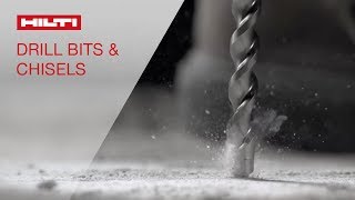 SLOW MOTION footage of Hilti hammer drill bits for concrete amp masonry [upl. by Ardnahcal]