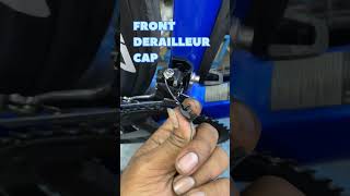 front derailleur cap setup in 1minroad road bikegear cyclefront derailleur cap [upl. by Arluene647]