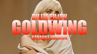 GOLDWING  Billie Eilish Instrumental Karaoke KARAOKampJ [upl. by Niple]