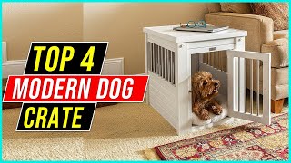 ✅Best Modern Dog CrateTop 4 Dog Crates Review [upl. by Brandy]