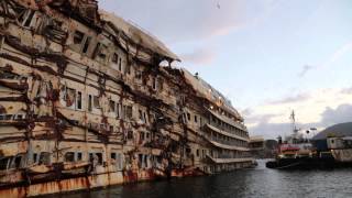 Costa Concordia as it looks today January 2014 [upl. by Ahseenat]