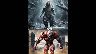 Colossal Titan vs Godzilla vs Gaint Creatures King Kong Venom Yeti Hulk Thanos T rex [upl. by Yhtomit]