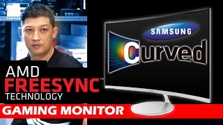 15 Gaming Monitor AMD FREESYNC SAMSUNG CURVE CF591 Mau tau lebih detail [upl. by Einaled792]