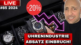 DER UHRENMARKT BRICHT ZUSAMMEN  Absatz minus der Schweizer Uhrenindustrie [upl. by Atul]