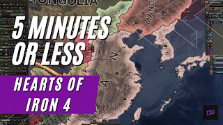 How to Play Hearts of Iron IV in 5 Minutes or Less [upl. by Enelyahs]