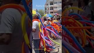 Street Pride parade 🏳️‍🌈 in Puerto Vallarta Mexico 🇲🇽 shorts travel mexico city pride [upl. by Euh687]